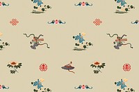 Chinese traditional pattern psd oriental background