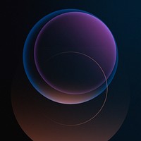 Gradient bokeh psd digital business background