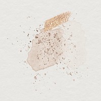 Shimmery watercolor stain background psd