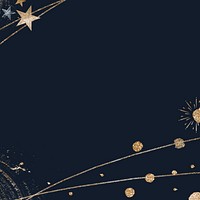 Glittery new year background psd navy blue celebration wallpaper
