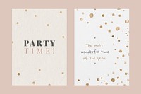 Festive editable greeting card templates psd celebration background