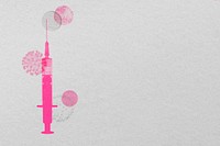 Pink syringe to cure and treatment for Coronavirus