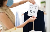 Shop sale due to COVID-19 economic impact