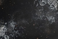 Black smoky abstract background vector