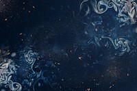 Blue smoky art abstract background