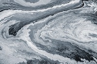 Gray fluid art marbling paint textured background vector