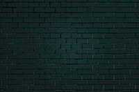 Dark green brick wall textured background
