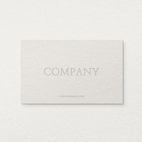 Luxury business card mockup psd in gray tone