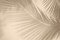 Golden background psd with palm tree