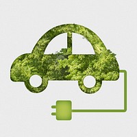 Eco-friendly electric vehicle psd for air pollution campaign