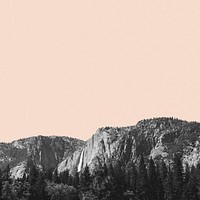 Abstract background psd of minimal mountain range design space