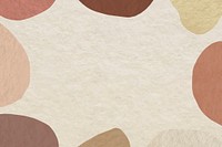Abstract frame vector with earth tone pattern