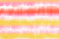 Tie dye background vector with red and yellow stripe pattern