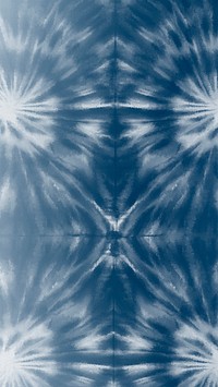 Shibori mobile wallpaper with indigo blue pattern