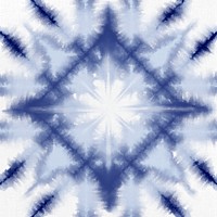 Shibori pattern background psd in indigo blue color