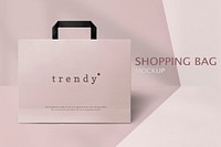 Editable psd shopping bag mockup