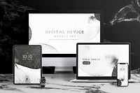 Digital device screen mockup psd