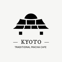 Branding logo vector illustration of Japanese gate