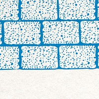 Blue terrazzo background vector, remixed from artworks by Moriz Jung