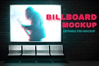 Billboard mockup psd 