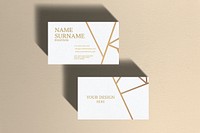 Classic business card mockup psd