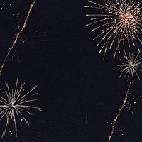 Festival fireworks background psd for celebrations and parties