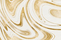 Gold fluid art background psd