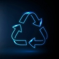 Recycling icon vector environmental conservation symbol