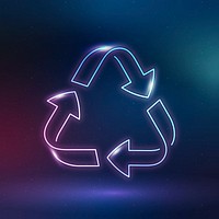 Recycling icon psd environmental conservation symbol