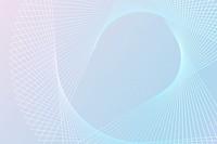 Technology background psd with spiral wireframe pattern in blue tone