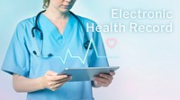 Electronic health record technology vector