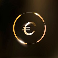 Euro sign vector money currency symbol