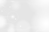 Futuristic networking technology background vector in white tone