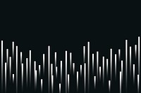 Music equalizer technology black background psd with white digital sound wave