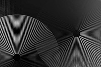 Geometric pattern black technology background vector with circles