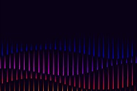 Music equalizer technology black background psd with colorful digital sound wave