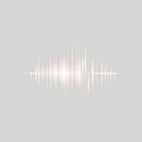 Sound wave gray digital background psd entertainment technology