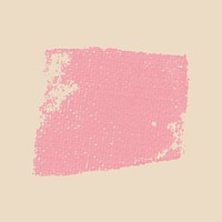 Pink paint stamp DIY block print