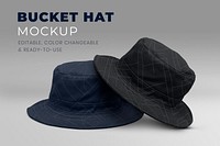 Editable hat mockup psd unisex accessory