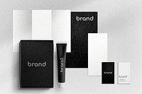 Stationery and paper mockup psd