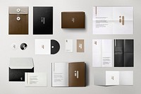 Corporate identity product mockup psd set