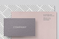 Minimal corporate identity mockup psd branding stationery set