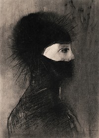 Armor (1891) by <a href="https://www.rawpixel.com/search/Odilon%20Redon?sort=curated&amp;page=1">Odilon Redon</a>. Original from The MET museum. Digitally enhanced by rawpixel.
