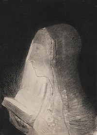 The Book of Light (1893) by <a href="https://www.rawpixel.com/search/Odilon%20Redon?sort=curated&amp;page=1">Odilon Redon</a>. Original from the National Gallery of Art. Digitally enhanced by rawpixel.