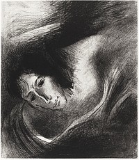 And the Devil That Deceived Them Was Cast Into the Lake of Fire and Brimstone, Where the Beast and the False Prophet Are (1899) by <a href="https://www.rawpixel.com/search/Odilon%20Redon?sort=curated&amp;page=1">Odilon Redon</a>. Original from the National Gallery of Art. Digitally enhanced by rawpixel.