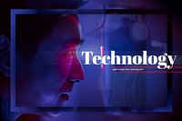 Advanced technology and biometrics template psd