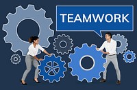 Business people focusing on teamwork