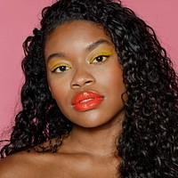 Beautiful woman wearing euphoria makeup