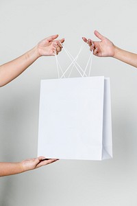 Woman carrying a shopping bag 