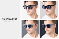 Sunglasses mockup psd men&rsquo;s accessories fashion